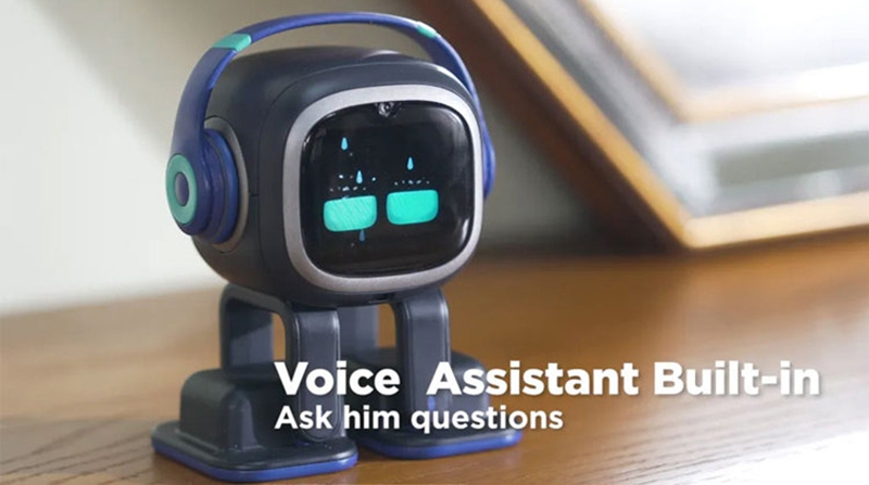 EMO AI Robot Emotional Interaction Robot Pet with Skateboard