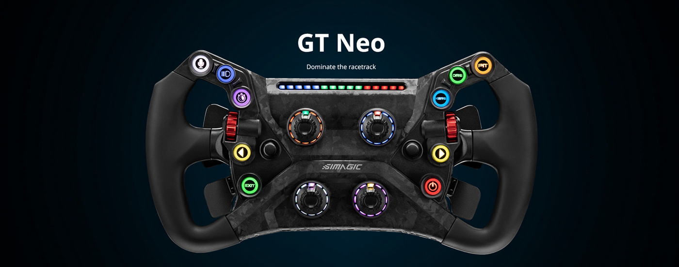 simagic GT neo 美品 Simagic GT NEO Steering Wheel Racing Wheel Racing Simulator with