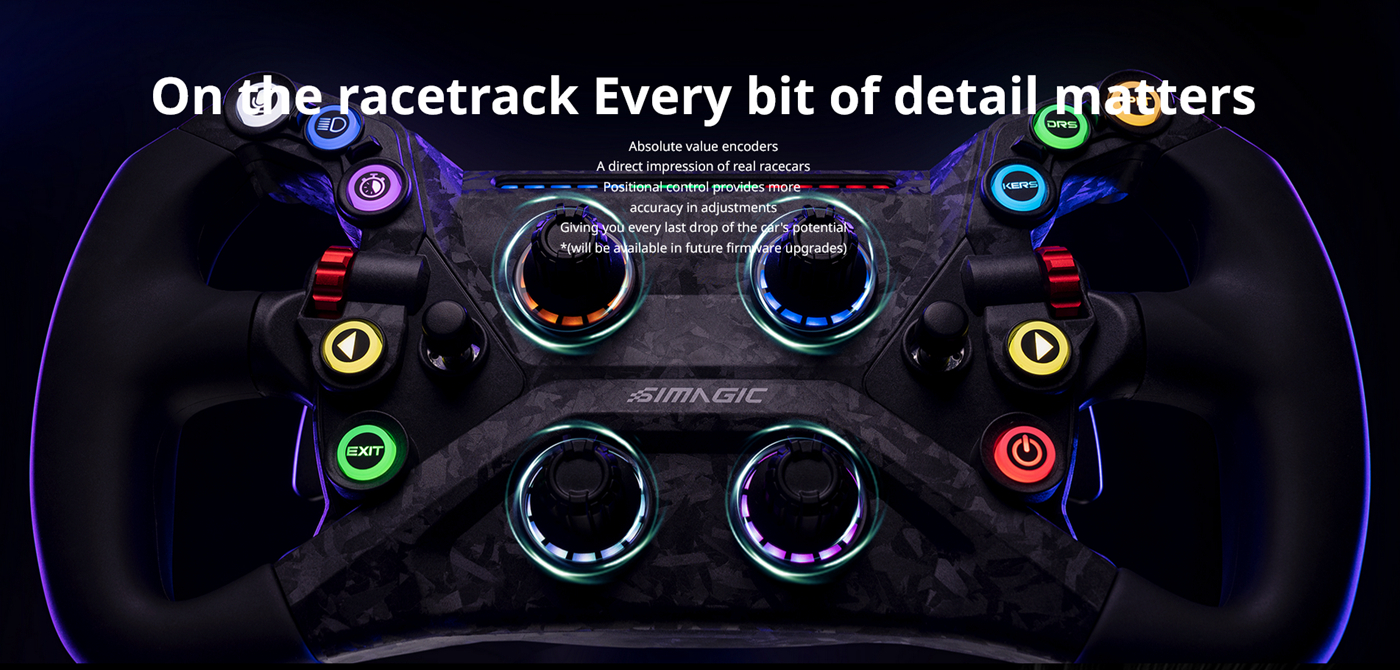 Simagic GT NEO Steering Wheel Racing Wheel Racing Simulator with
